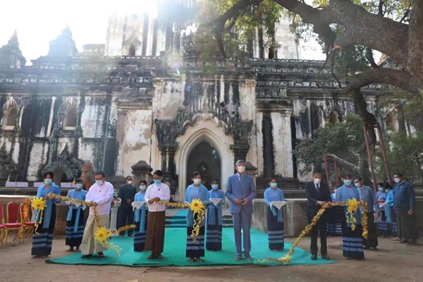 国家文物局：援缅甸蒲甘他冰瑜佛塔修复项目举行启动仪式