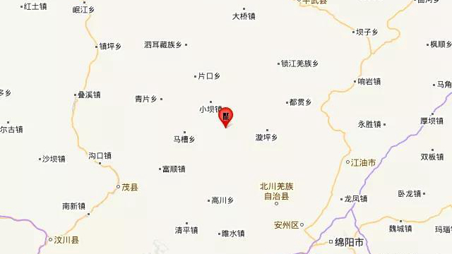 四川绵阳市北川县发生4.0级地震 震源深度10千米