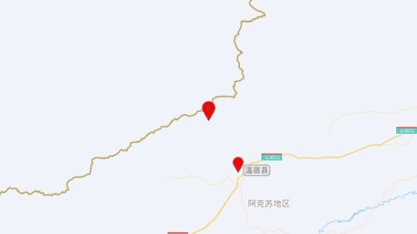 新疆阿克苏地区温宿县发生5.1级地震，震源深度10千米