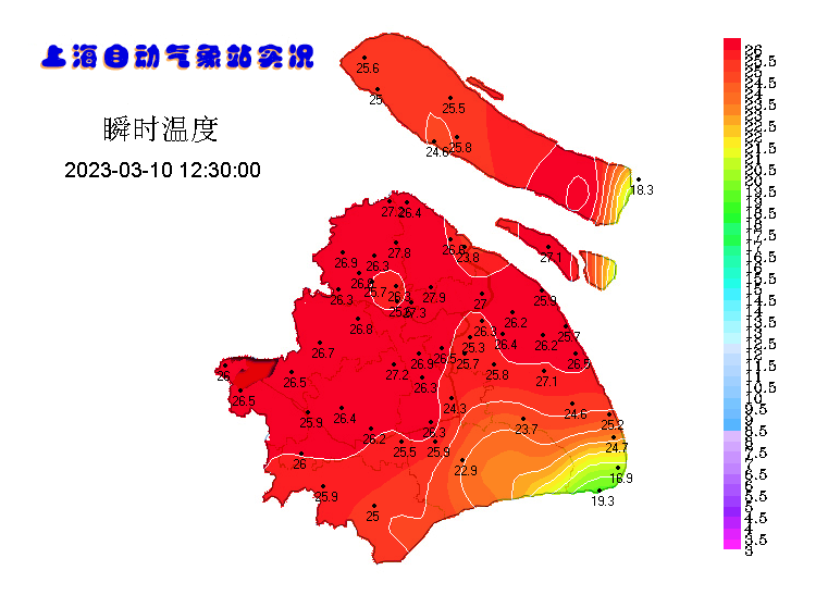 午后27.2度！上海今天穿夏装！明天春装！后天冬装！太刺激