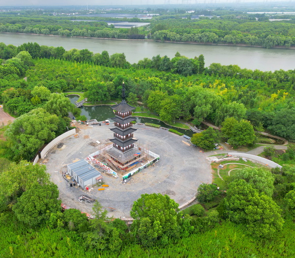 青浦泖塔修缮工程下月完工