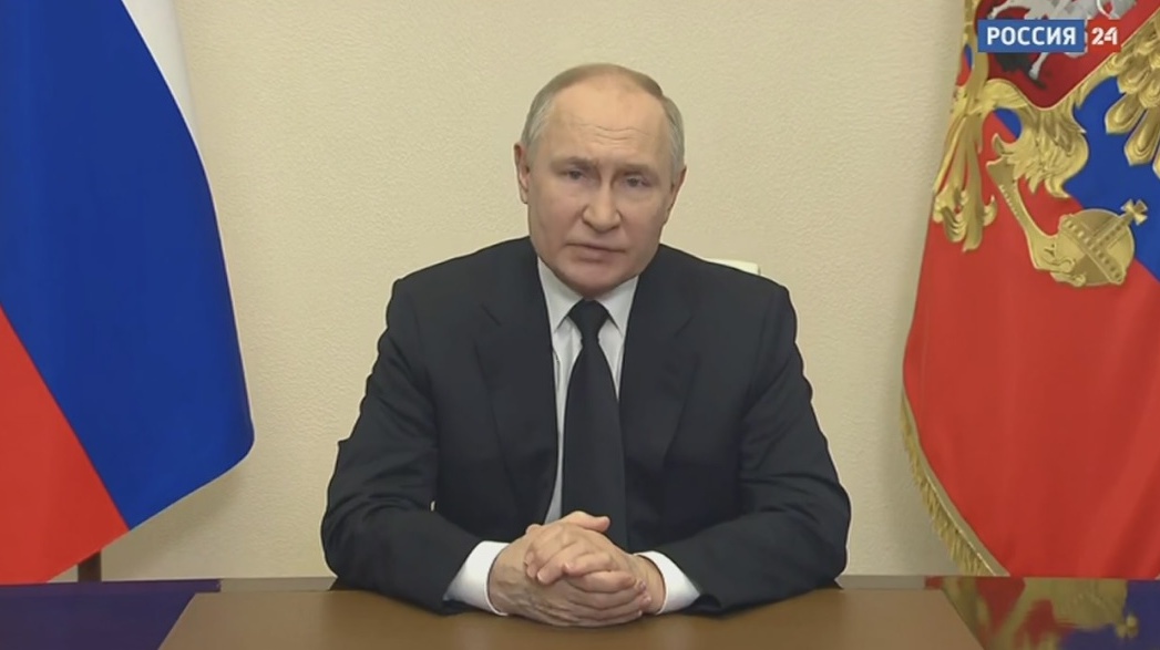 俄总统普京就恐袭事件发表电视讲话，宣布24日为全民哀悼日
