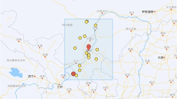 剛剛，銀川地震