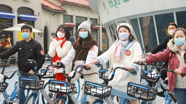 哈啰举行城市骑行公益活动 倡导“一人一年一吨碳”绿色低碳出行