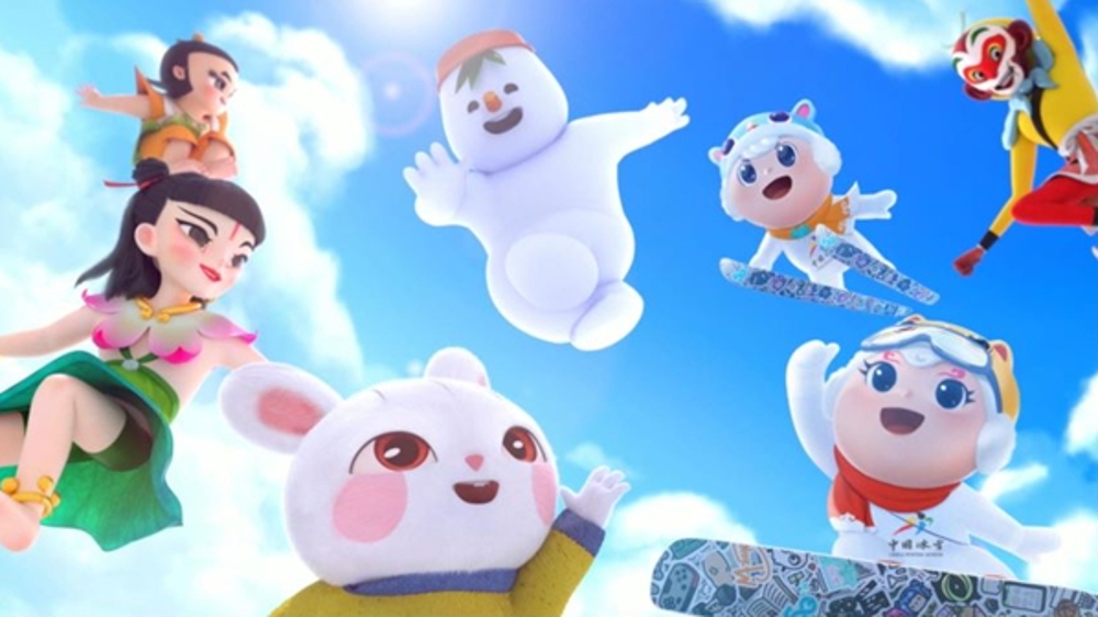 雪孩子、孙悟空、哪吒、葫芦娃、大耳朵图图，谁会是冰雪运动小能手？