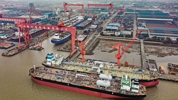 外高桥造船单月交付量有望超百万吨