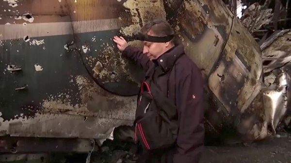 俄乌冲突爆发的第38天，机长见到了安-225的残骸