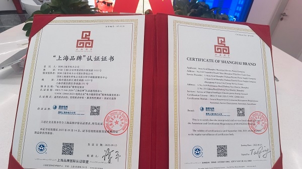 行业首份团体标准通过评审 “电力能源管家”数智化服务获“上海品牌”认证