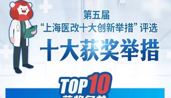 第五届“上海医改十大创新举措”评选今天揭晓