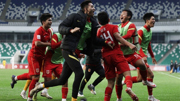 U20国足击败强敌沙特队，足球小将们真争气！