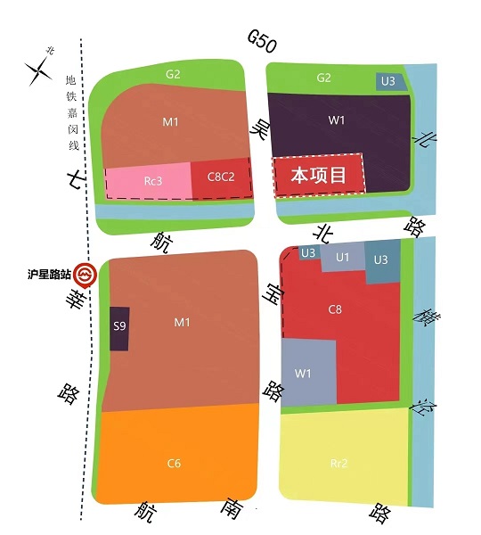 七宝镇核心区域将建中建一局华东区域总部