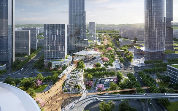 HTH华体会加快推进优质公共资源向五个新城集聚 15个公共建筑及景观项目设计征集