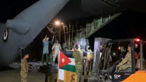 深视频 | 约旦紧急空投医疗物资，“永远支持巴勒斯坦兄弟”