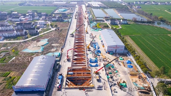 通苏嘉甬高铁建设新进展：一条贯通苏浙的水下隧道即将掘进