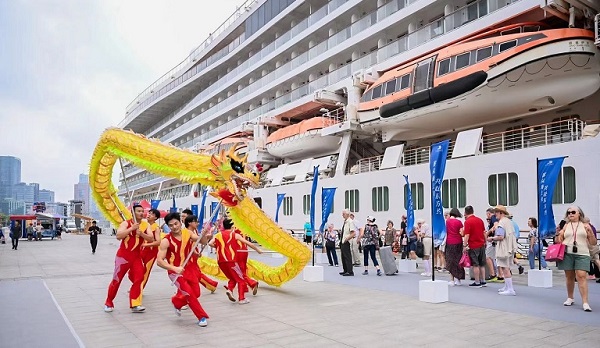 首个入境我国滨海邮轮旅行项目启航 带着欧美游客体会我国探索之旅