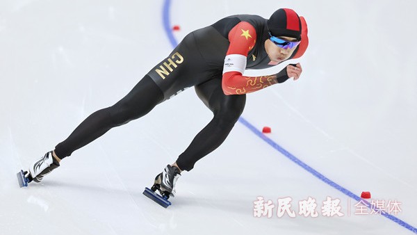 男子速度滑冰500米，中国选手高亭宇打破奥运纪录