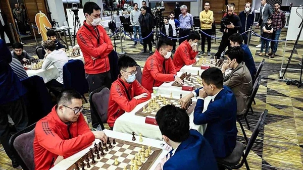 中国队夺得2022年国际象棋世界男团赛冠军