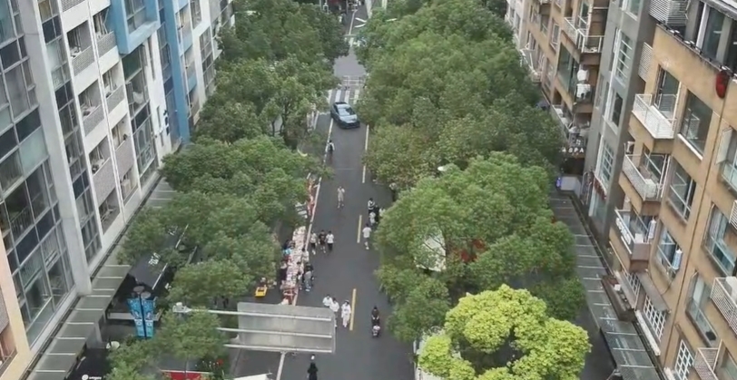 视频 | 8天将迎30万游客 上海这条步行街“天地一体”排堵保畅