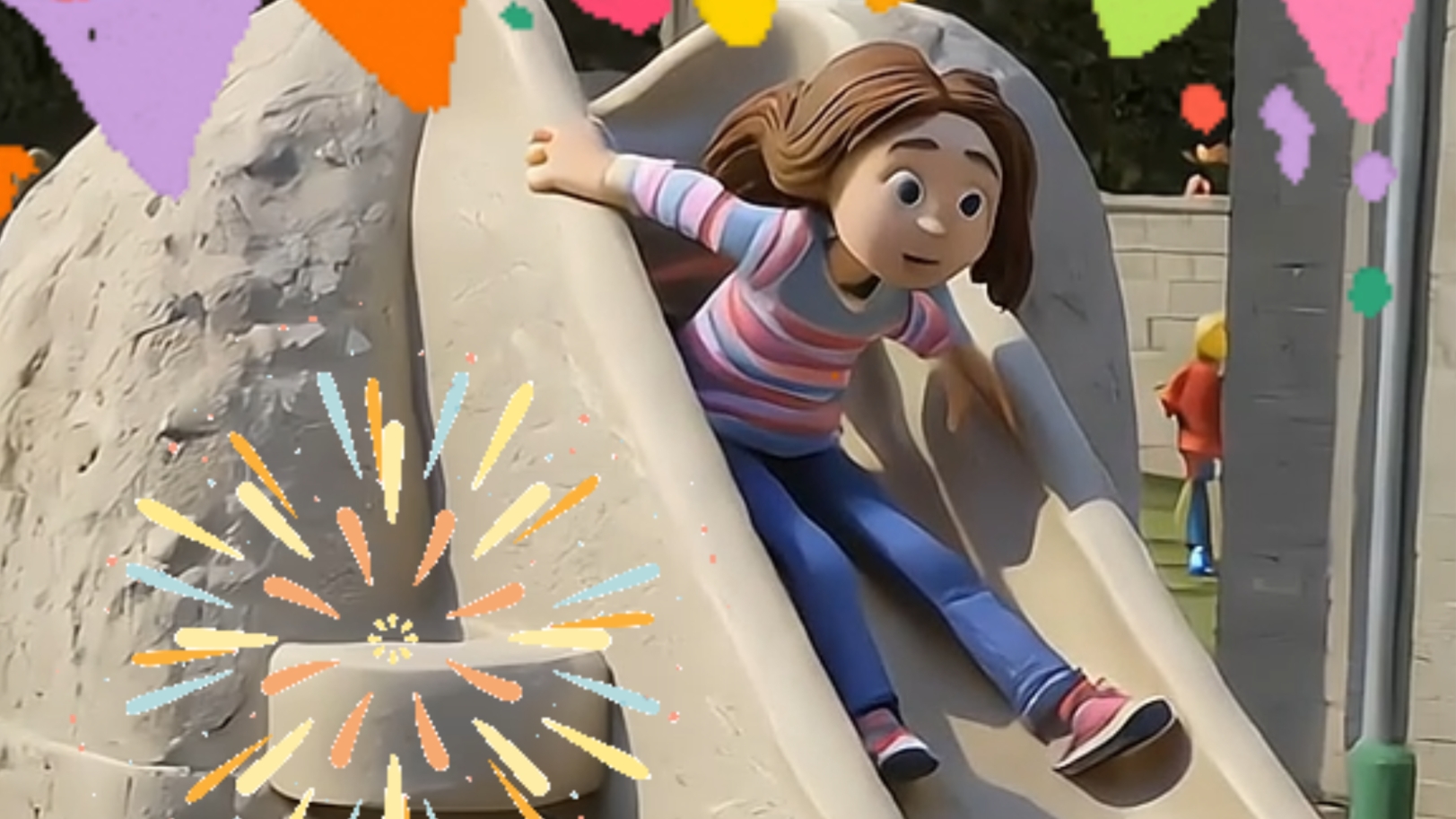 视频 ｜ 用“黏土AI ”方式打开儿童节：不管几岁，快乐万岁！