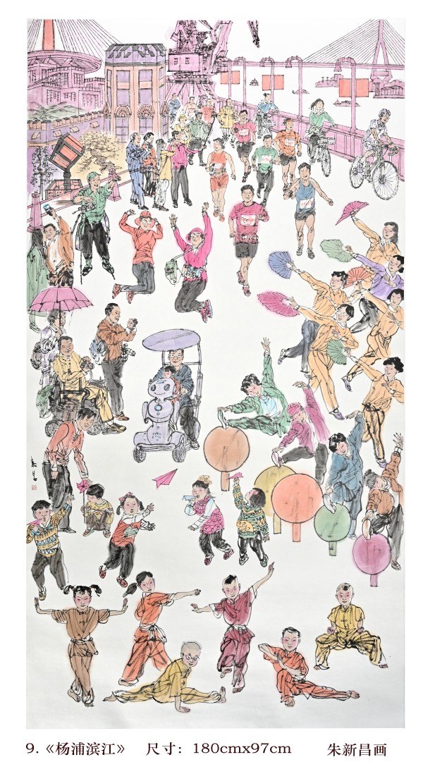 在这个展览上看到城市里的人，感受到人们的新面貌