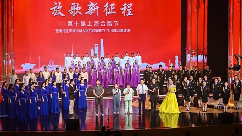 第十届上海合唱节昨晚开唱，歌声唱响幸福的生活