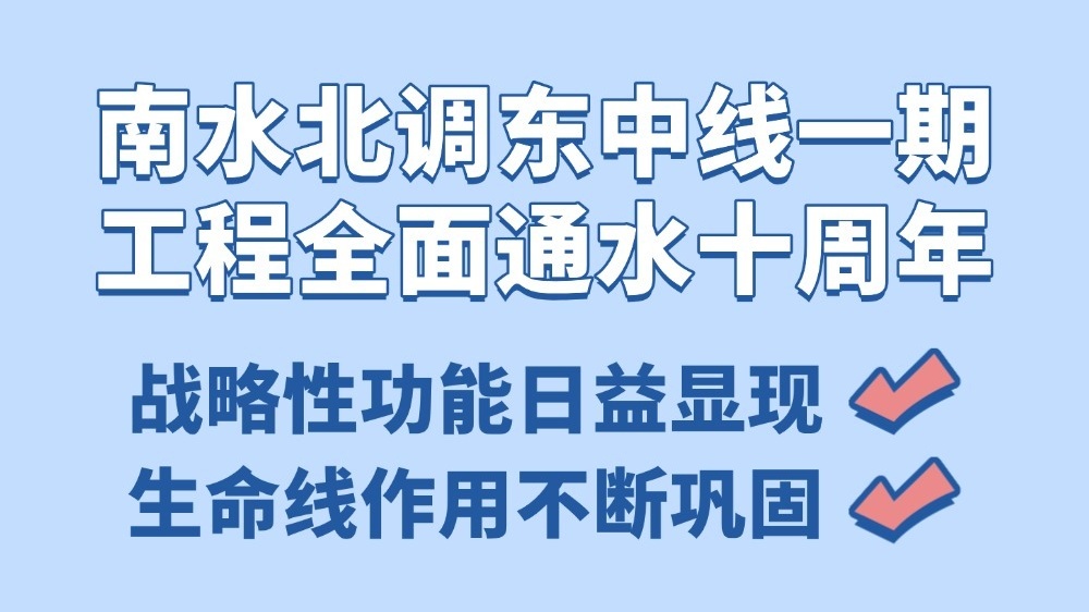 【数读】南水北调这十年