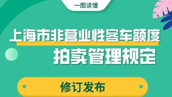 最新！上海发布“沪牌”拍卖新规，连缴1年社保或个税可拍牌