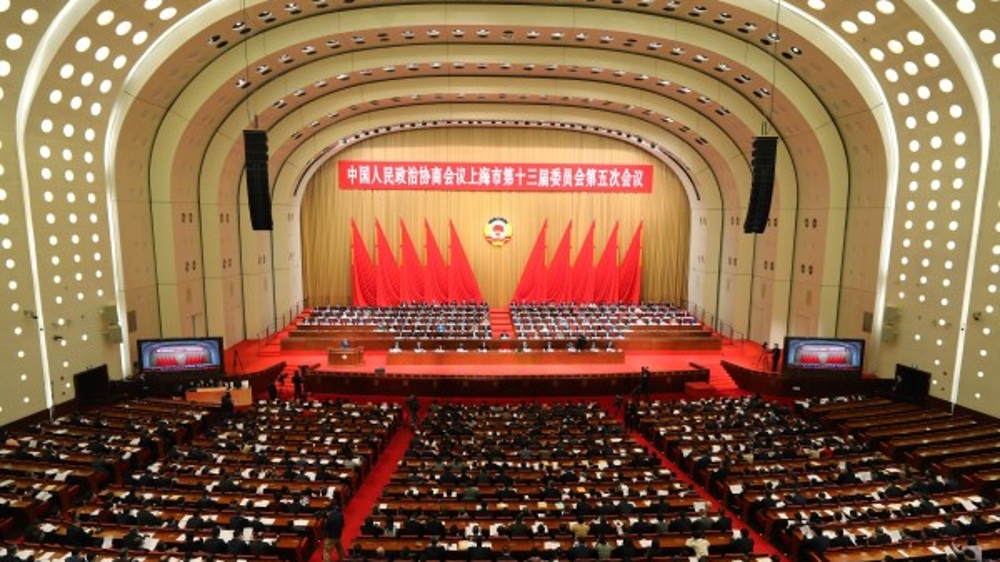 中国人民政治协商会议上海市第十三届委员会第五次会议上午在世博中心隆重开幕