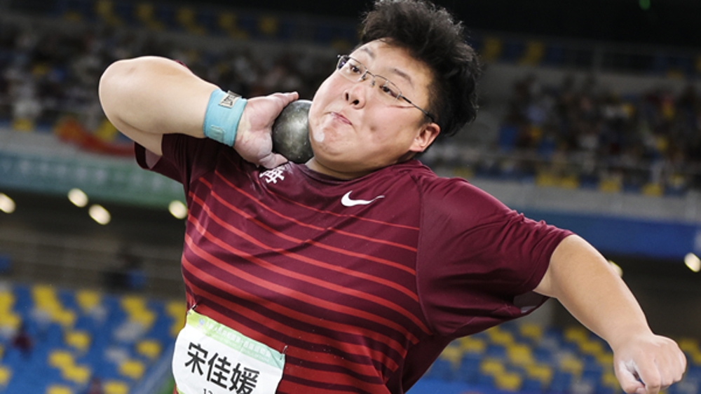 20.38米，上海女将宋佳媛创铅球今年室外最佳成绩