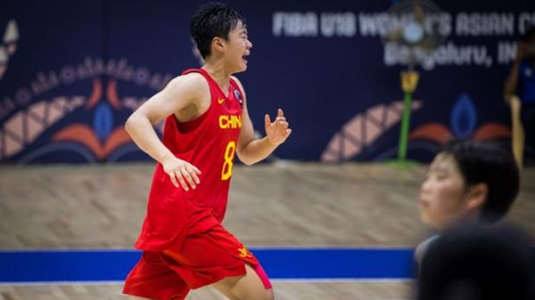 中国选手李文霞入围U18女篮亚锦赛最佳阵容
