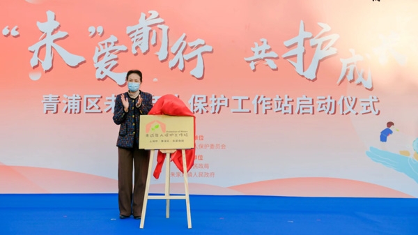 青浦区未成年人保护站正式启动