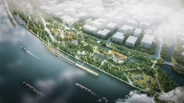 黄浦江畔要建一座12万平方米的公园，效果图来了