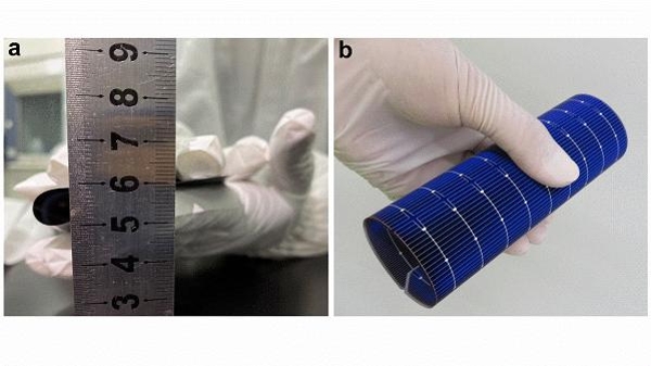 从“V”到“U”的小改变带来大收获 上海科学家开发柔性单晶硅太阳电池技术