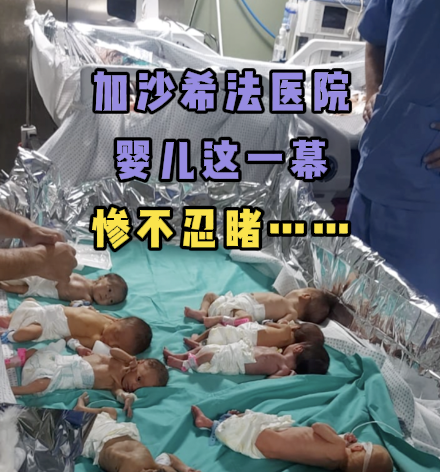 深视频｜加沙希法医院婴儿这一幕，惨不忍睹……
