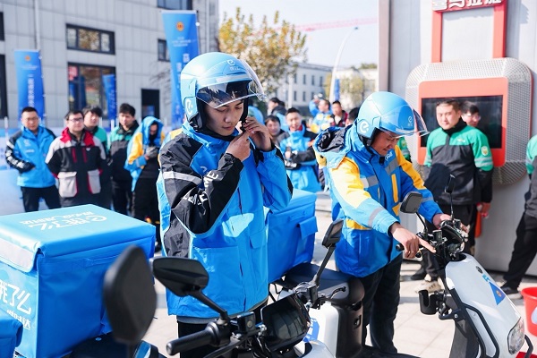 送外卖也是细致活!上海网约配送员技能大赛开赛_城生活_新民网