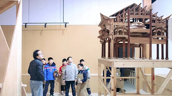 金山吕巷举行乡村主题研学，“中国乐高”木结构研学与乡土文化巧妙融合