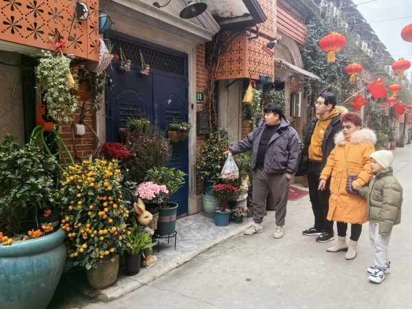 虹口区四川北路沿线“海派弄堂游”成春节旅游新宠
