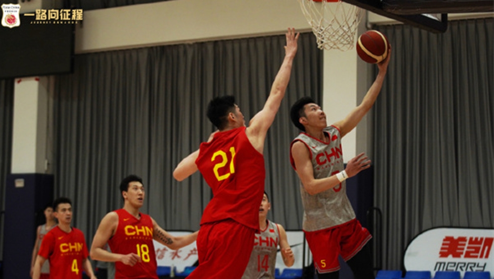 中国男篮在青岛集结集训，年轻球员挑大梁！