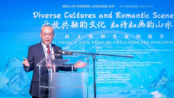 2024年维也纳联合国中文日活动开幕，展示丰富多彩的中华文化