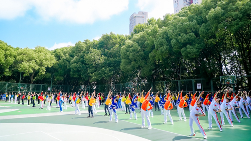 近两百位广播操好手献艺市民运动会
