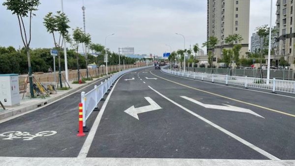 这段肃北路今天通车！全长760米，打通惠平南路和翔黄公路两条主干道