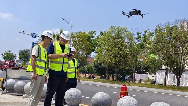 无人机航拍、数字沙盘构建以及全方位监控系统的应用……新质生产力助工程项目管理更高效安全