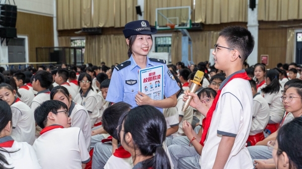 上海崇明：跨前安全防范，全力确保开学季校园安全