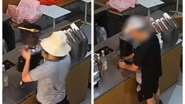 男子冒充“员工”偷窃咖啡店设备，却被“满地豆子”揭穿了