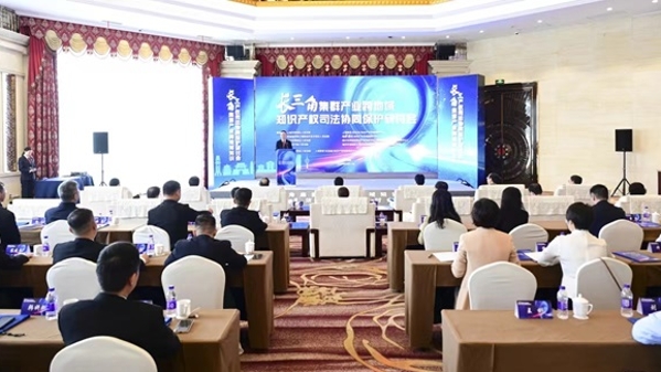 这场研讨会共话长三角集群产业跨地域知识产权司法协同保护